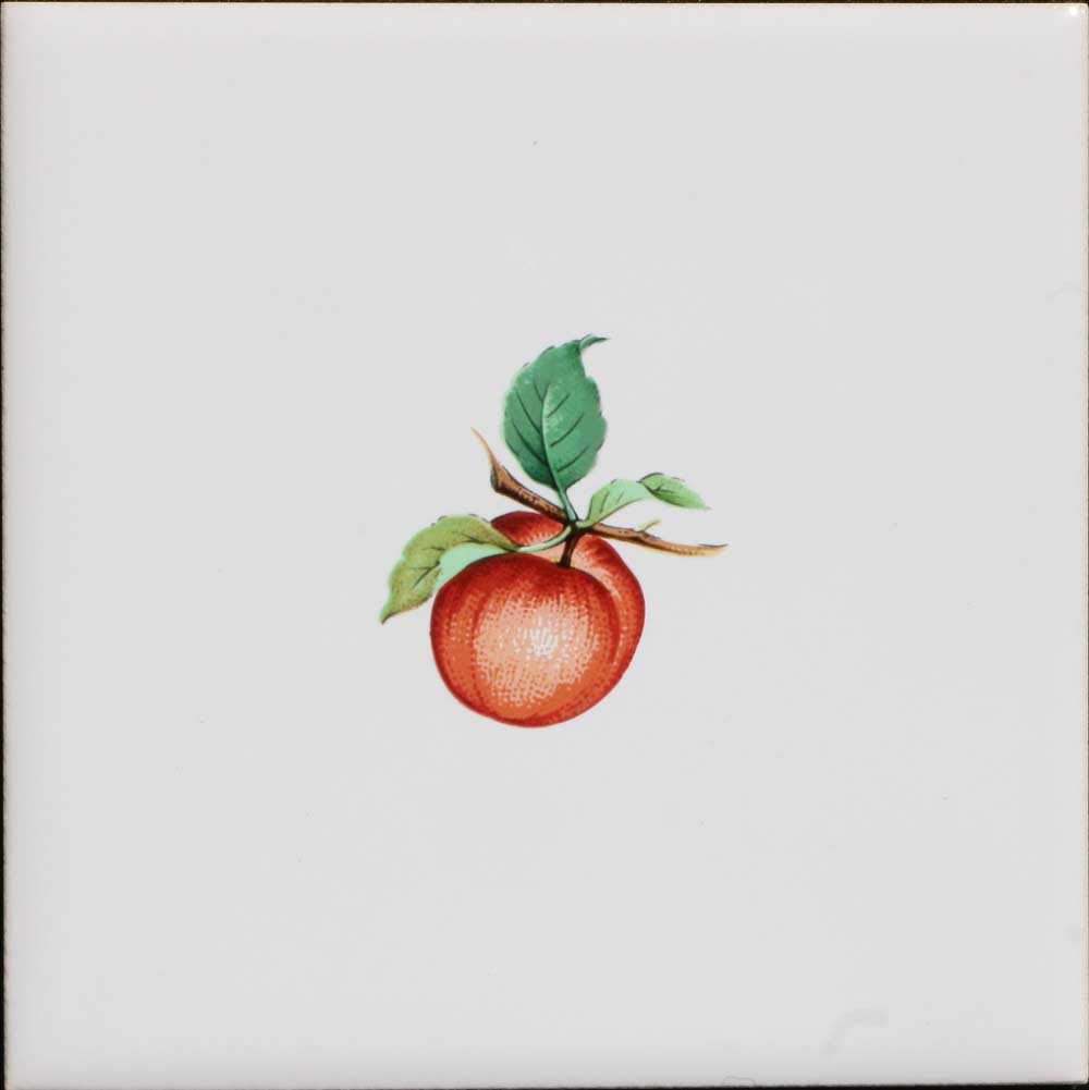 Amazon.co.jp: 100角壁用アクセント 絵タイル リンゴ小 F0403 : DIY