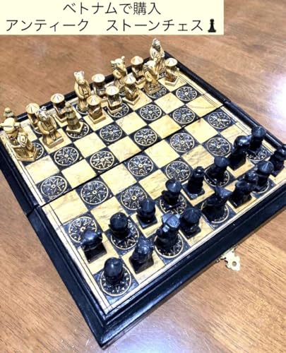 ベトナム アンティーク チェス&チェス盤 ハンド ド ストーン