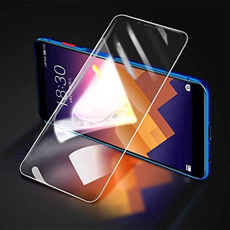 Image of ZARALA Tempered Glass Screen Protector Compatible for (Black) with Edge to Edge Coverage and Easy Installation kit (IQ00 Z5)