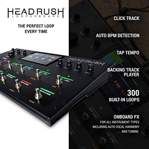 image for HeadRush Looperboard | 4-In/4-Out Looper with Intelligent Time-Stretch