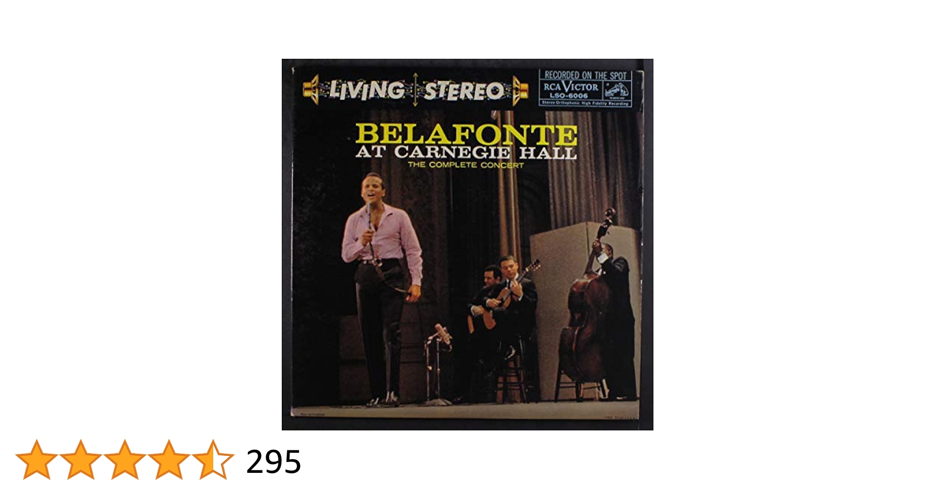 Belafonte at Carnegie Hall ハリー・ベラフォンテ 51m3jAzgRJL._SY200_QL15_.jpg