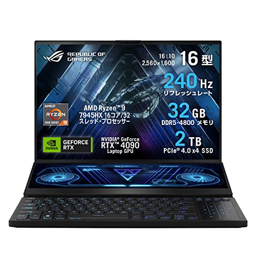 Amazon | ASUS ゲーミングノートPC ROG Zephyrus Duo 16インチ GeForce