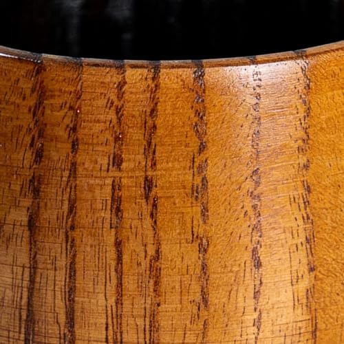 Vaso de whisky de madera tallado a mano en madera natural reutilizable pack de 2 8