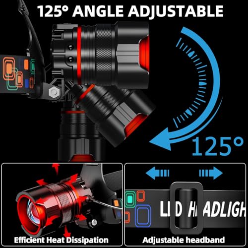 Linterna frontal recargable 4000 lúmenes con 50% de descuento