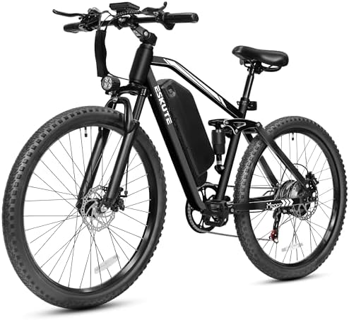 ESKUTE M200F Electric Bike for Adults – 27.5 inch Tire Mountain E...