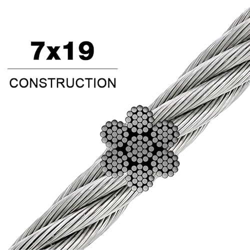 304 Stainless Steel Cable Wire Rope 3/8