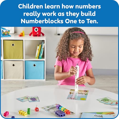 MathLink Cubes Numberblocks 1-10 Activity Set for Early Learning - Image 2