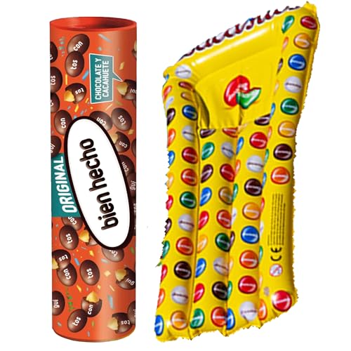 Conguitos Megatubo 1,2 KG-Bien hecho + COLCHONETA LACASITOS