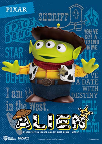 Beast Kingdom Toy Story: Alien Remix Woody Dah-025 Dynamic 8Ction Heroes Action Figure, Multicolor #TOP3