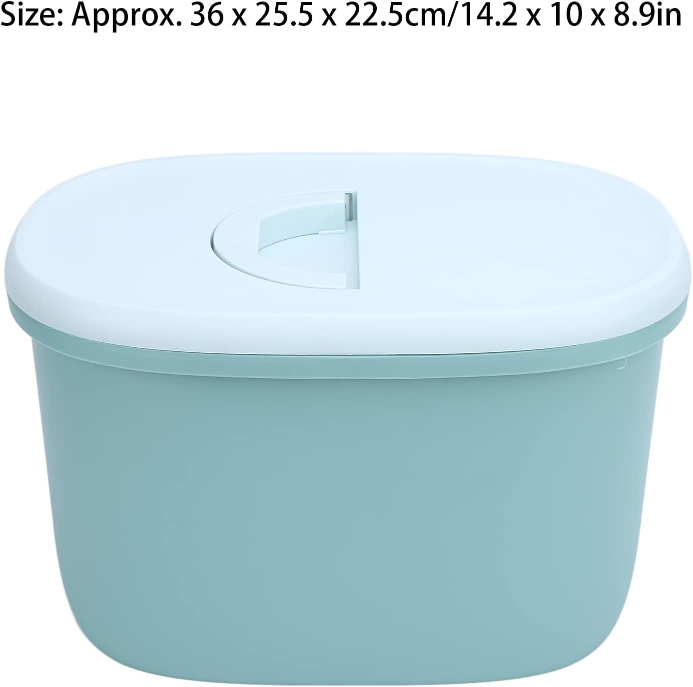 ABS Pet Food Sealed Storage Container, Pet Food Container with Measuring Cup, Built in Handle Lid for Dog and Cat Food, Large Capacity Airtight Food Storage Box for Dry Kibble Trea
