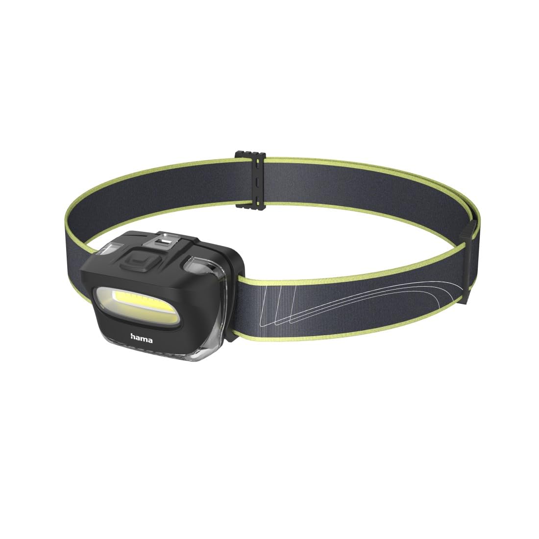 Hama | HL110 COB LED Headlamp with AA Batteries – Lightweight, Waterproof, for Running, Camping and DIY