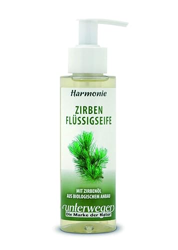 Zirben Flüssigseife mit reinem Zirbenöl aus biologischem Anbau, 140 ml