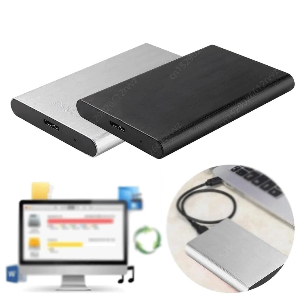 3 0 Disco rigido mobile portatile Disco rigido esterno da 1 TB Disco metallico 2 5 pollici Plug and Play