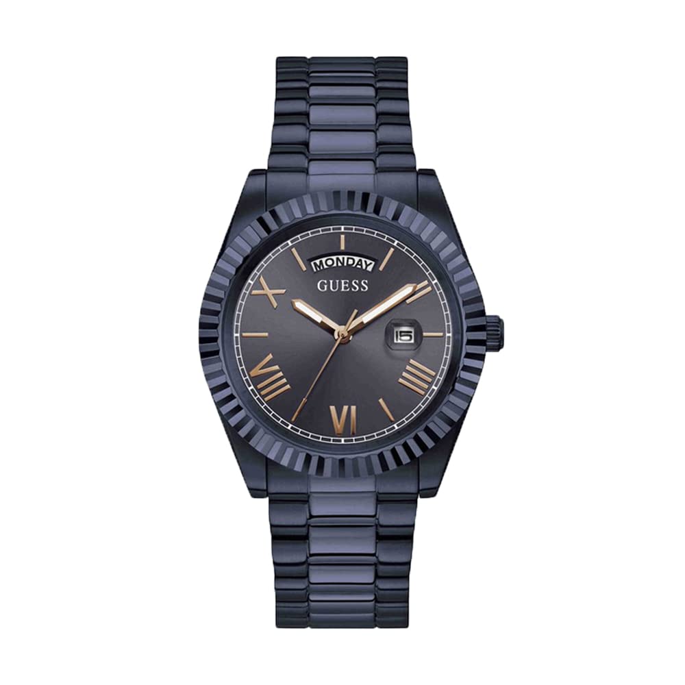 GUESS Stainless Steel Analog Blue Dial Mens Watch-Gw0265G9,Blue Band (B0B5F7XL8F) Amazon Price History, Amazon Price Tracker