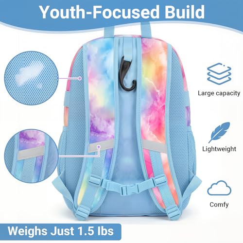 Image of Youth Baseball Bag - Softball Bag for Girls & Boys with Shoes Compartment, Bat Backpack for Baseball, T-Ball & Softball Equipment