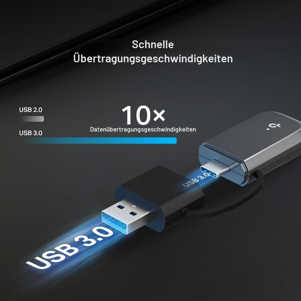 TP-Link Archer TBE230U Wi-Fi 7 WLAN Stick für PC, USB-C/A WLAN Adapter BE3600 Dual-Band, MU-MIMO, WPA3, USB 3.0, nur Kompatibel mit Windows 10/11