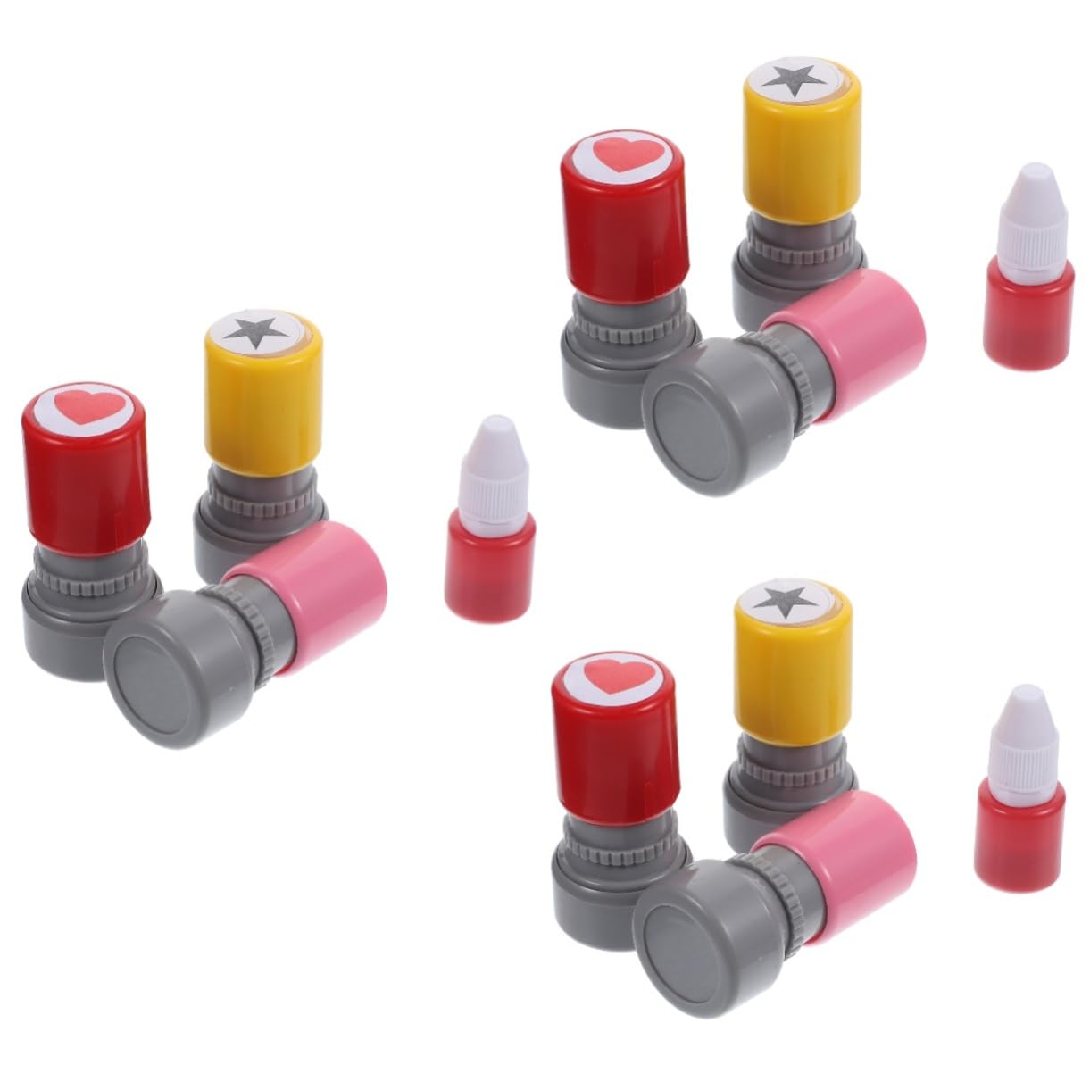 STOBOK 9pezzi Timbri Motivazionali Per Insegnanti Con Design Stamper Plastici Per Riconoscimenti Scolastici Per Decorare Biglietti e Materiale Didattico