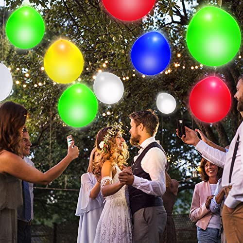 Led Light Up Balloons, Led Balloons,Pegilno Helium Balloons,Glow In The Dark Party Supplies,For Wedding Birthday Easter Decorations,30 Pieces #TOP4