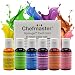 Chefmaster Neon Food Coloring, 6-Pack Neon Food Colors in Yellow, Green, Blue, Purple, Orange & Pink, 0.70 oz. Neon Food Coloring Gel Kit for Decorating, DIY Crafts & More