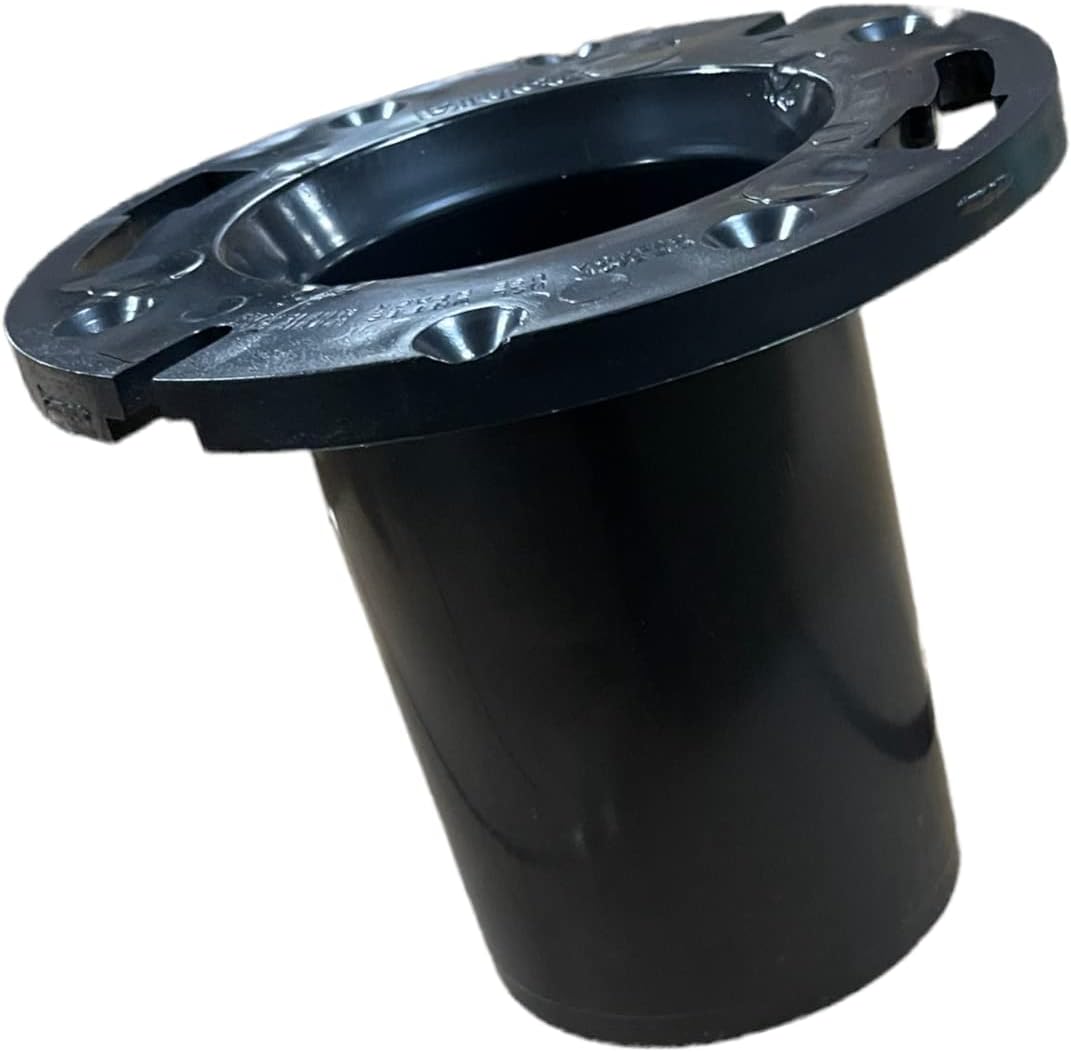 Amazon.com: Oatey 43494 Fast Set Black ABS Stainless Steel Ring Closet ...