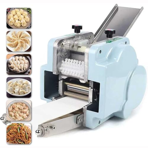 Electric Dumpling Wrapper Press Maker,140w Electric Pasta Dumpling Dough Skin Presses Maker Wonton Dough Processing Tool With Round Shaped Mold,For Kitchen Household