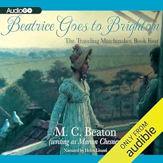 Beatrice Goes to Brighton Audiolibro Por M. C. Beaton arte de portada