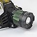 Smiling Shark SS-K12 2000 Lumens XML-T6 LED Headlamp, 3 Modes Adjustable Focus Zoomable Headlight Waterproof for Outdoor+2 X Rechargeable Batteries+1 X Charger