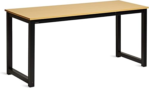 Miniatura 10 de Decoholic Escritorio para computadora de 63 pulgadas, para el hogar y la oficina, portátil, mesa de estudio, estación de trabajo con barras para las