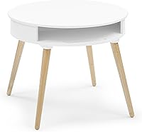 Vista 7 de Delta Children Hudson - Juego de mesa de almacenamiento y sillas de 2 piezas, color blanco