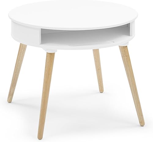 Miniatura 7 de Delta Children Hudson - Juego de mesa de almacenamiento y sillas de 2 piezas, color blanco