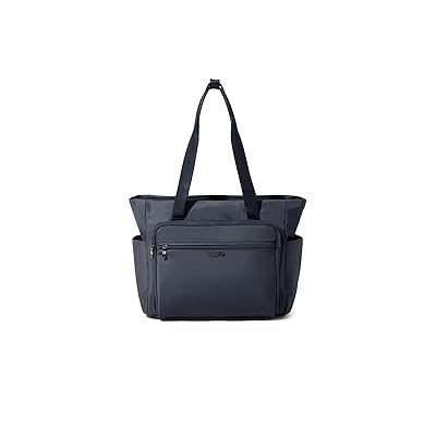 Baggallini Nolita Laptop Tote Tote Handbags French Navy Twill, Nylon