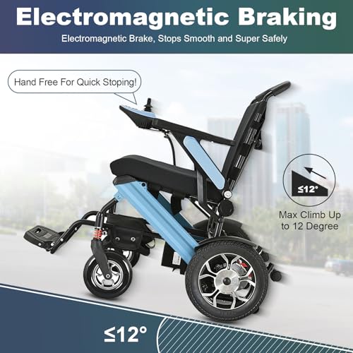 Weyral 35+ Miles Long Travel Range Electric Wheelchair For Adults thumb #5
