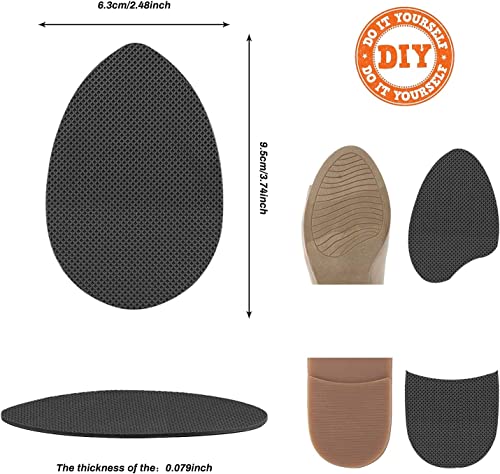 Protectores Antideslizantes de Gel para Calzado 3 Pares Negro miniatura 3