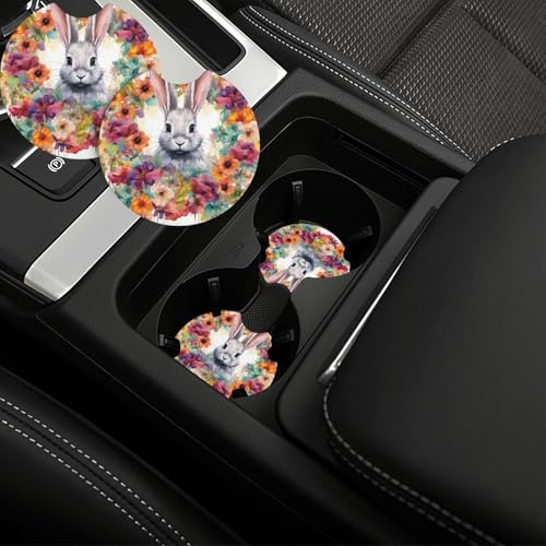 Portavasos para auto de neopreno 2 piezas universal miniatura 1