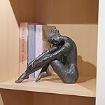 Guichifun Yoga Dancer Statue Home Decoration - Resin Bronze Sculpture Modern Creative Home Garden Statue Handicrafts Art Ware Home Décor Office Room or Outdoor Garden Gifts 10.25 x 4.25 x 8.75 Inch - Image 3