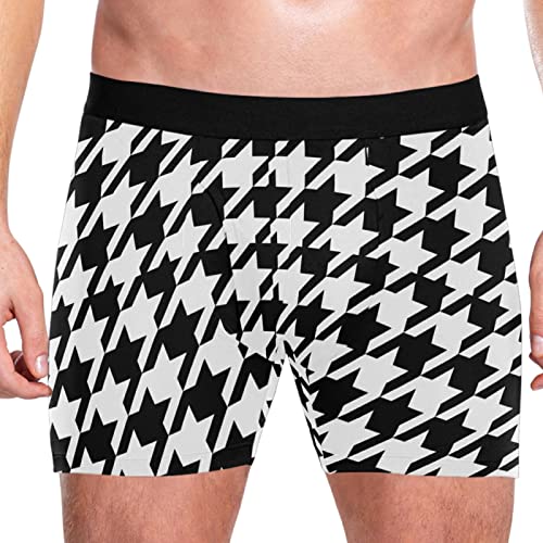 ZZXXB Bunny Rabbit Polka Dot Mens Boxer Briefs Breathable Underwear Fly Front With Pouch S - XXL2