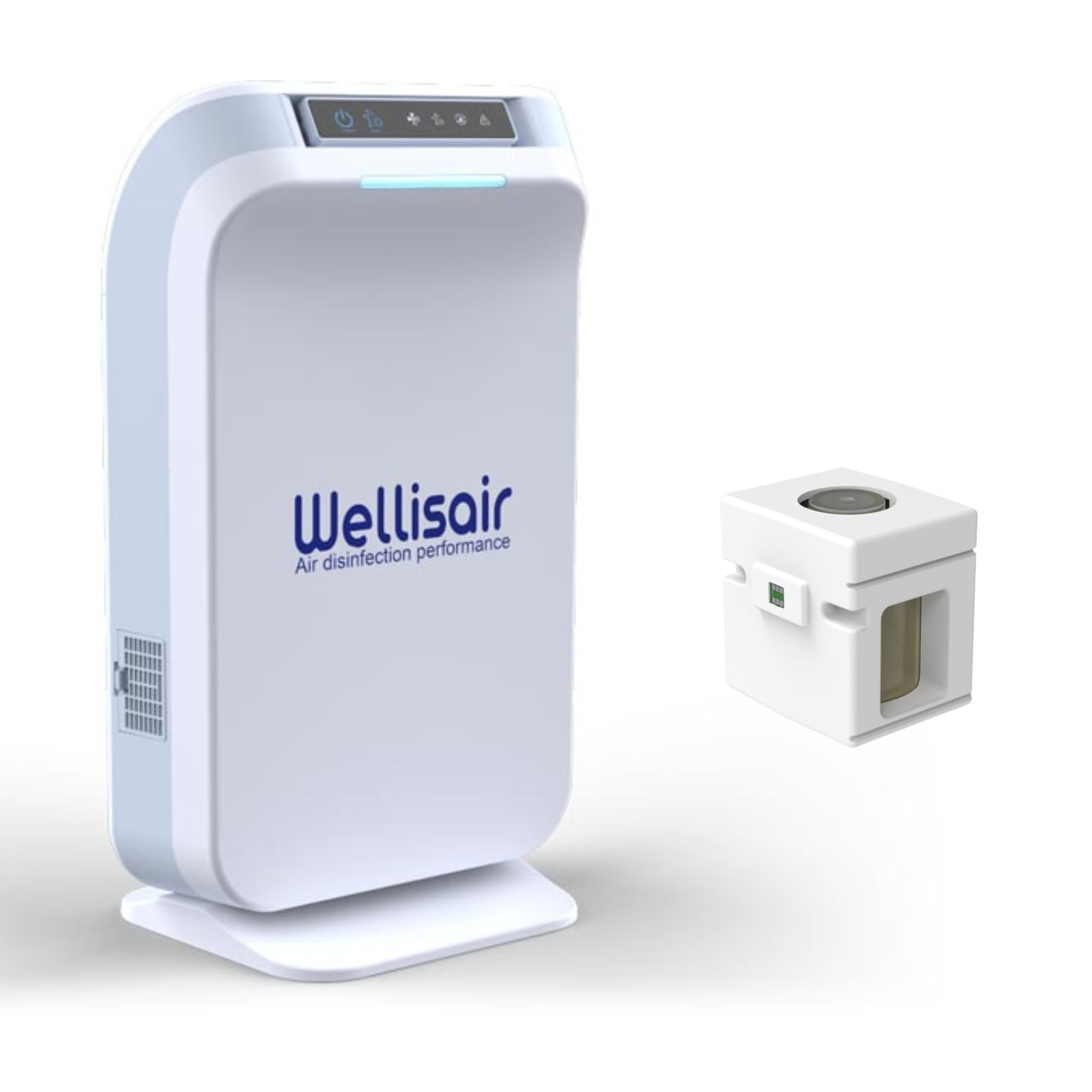 Wellis Air Purifier for Home Electric HEPA Filter Large 14 5x8 6x5 9 Inches Push Button Control Low
