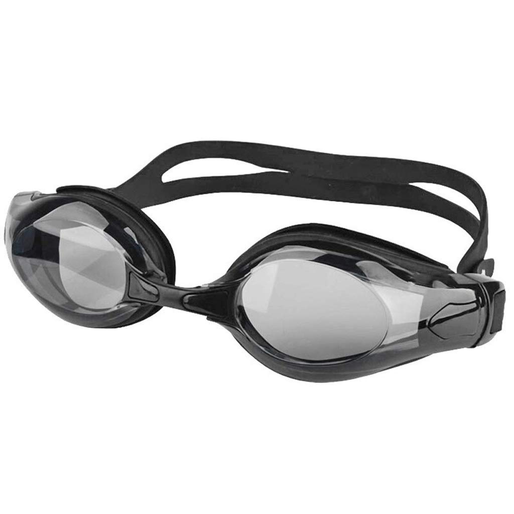 Occhialini da Nuoto, Occhialini Anti Perdite, Occhialini da Nuoto Triathlon per Uomo Donna Gioventù Bambini Bambino, Impermeabile (Nero)