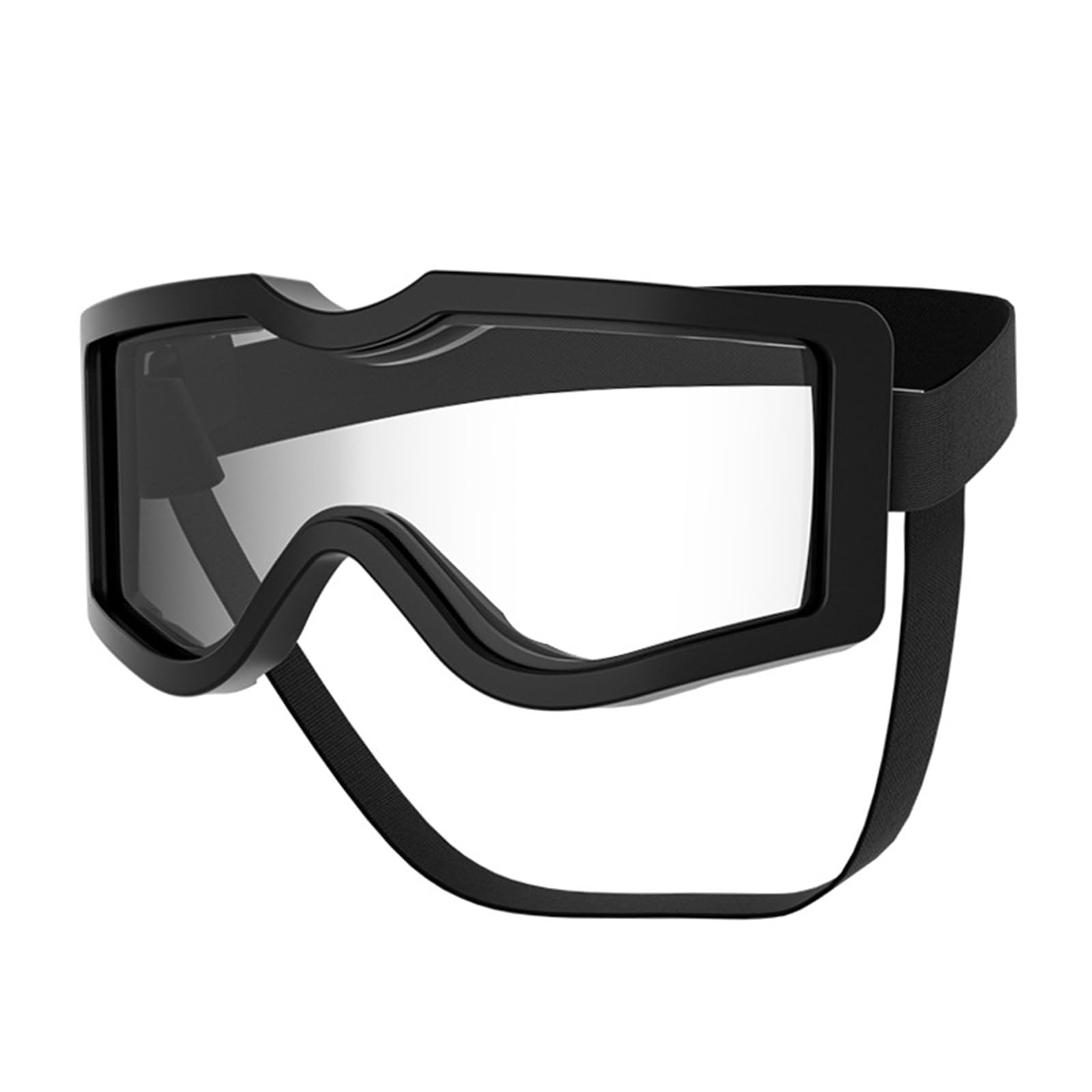 LUCKGONI Dog Goggles Scratch Resistant Sunglasses for Clear Visual Comfort Adjustable Strap Wind for Outdoor Activity