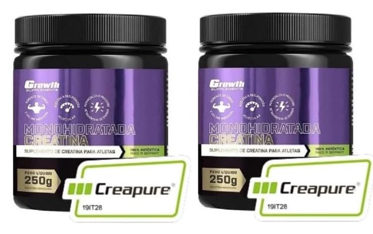 Kit 2x Creatina Creapure Pote 250g(500g) - 100% Original