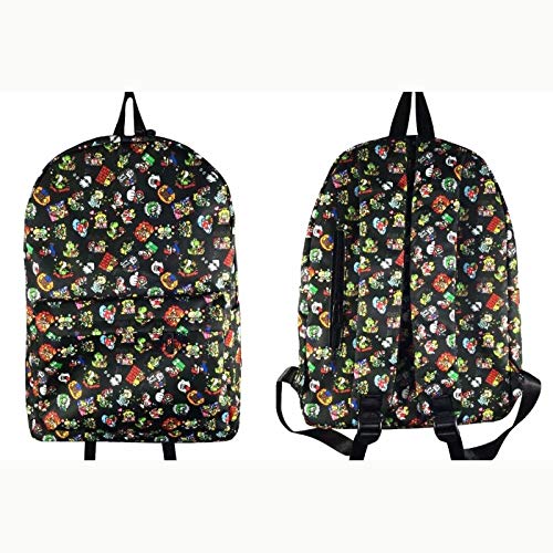 MIAOGOU Bolso de Mario 1 Pieza de Dibujos Animados Super Bros Yoshi Toad Boo Bowser Kirby