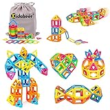 Regalo para niños --- El juego de rompecabezas para aprender jugando es el juguete de regalo perfecto para niñas y niños de 3 4 5 6 7 años. Permitirá que los niños descubran el encanto de los bloques de construcción magnéticos y disfruten de la felicidad que trae el Día del Niño , fiestas de cumpleaños y Navidad.
