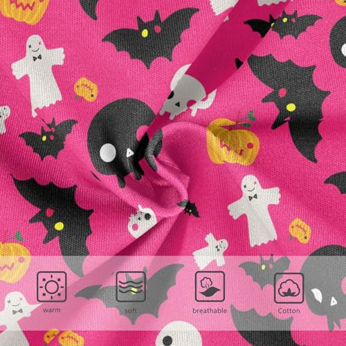 Little Girl Underwear Toddler Panties Kids Undies Halloween Skull Bats Soft Cotton Briefs 2T-8Y3