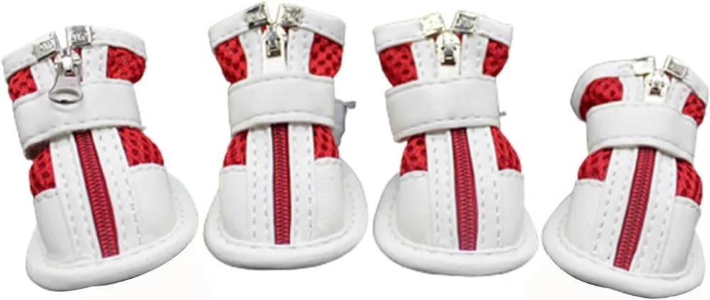 See full amazon price history chart for Roccos Dog Shoes for Hot Pavement Summer Breathable Mesh Boots Adjustable Non Slip Zipper Pet Dogs Booties White PU Paw Protector Comfort Protective Dog Boots Roccos Dog Shoes for Hot Pavement Summer Breathable Mesh Boots Adjustable Non Slip Zipper Pet Dogs Booties White PU Paw Protector Comfort Protective Dog Boots (B0D7VRRMJ4) Amazon Price History, Amazon Price Tracker