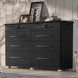 Comoda Monza 8 Gav Com Pés Onix