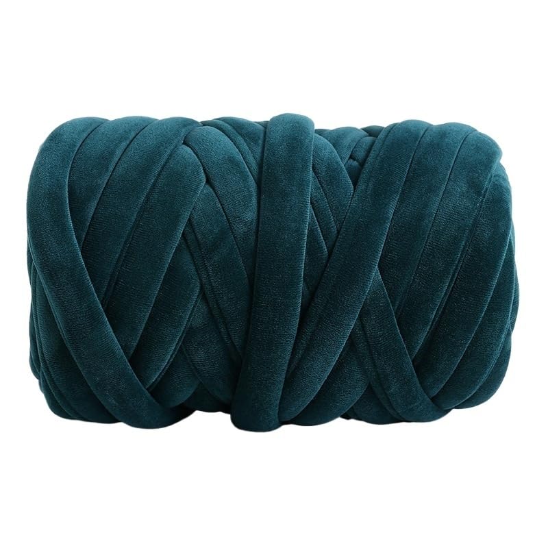 Chunky Chenille Yarn, Przędza dziewiarska poliestrowo-bawełniana z bawełnianym rdzeniem, wielokolorowa, 1 kg(16)