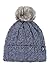 Produktbild HEAT HOLDERS Damen 1 Pack Heatweavergarn Strickmütze mit Zopfmuster und Pom Poms - Marine - One Size