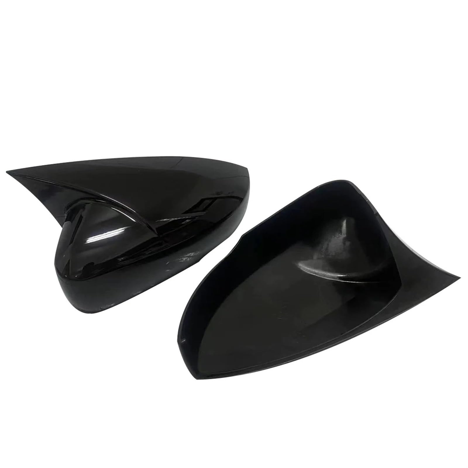 Calotta Specchietto Per VW Per Polo Mk5 6R 6C V 2009-2017 Parafango laterale Copertura specchietto retrovisore Coperchio guscio nero lucido Coppia Specchietto Laterale Cover(Glossy Black)