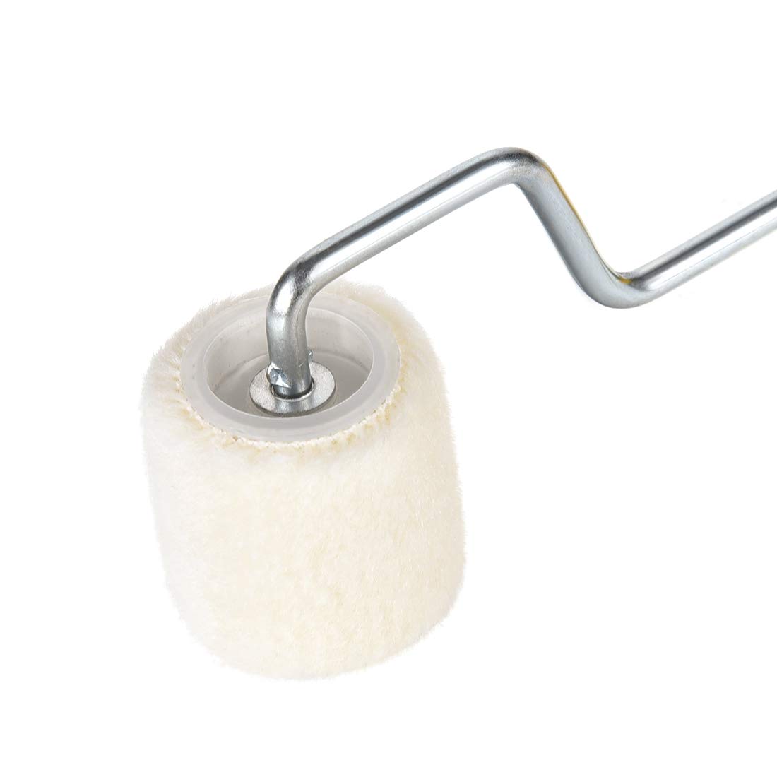 sourcing map Laine Peinture Rouleau Brosse 3cm pour Ménage Peinture Murale Procession avec Plastique Poignée