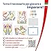 Quercetti Fantacolor Tab Basic 60 Clavijas de Colores Imagen de Quercetti Fantacolor Tab Basic 60 Clavijas de Colores